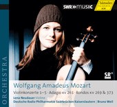 MOZART, W.A.: Violin Concertos Nos. 1-5 / Adagio in E Major (Neudauer, German Radio Saarbrucken-Kaiserslautern Philharmonic, B. Weil)