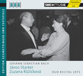 BACH, J.S.: Viola da Gamba Sonatas, BWV 1027 and 1029 / Cello Suite No. 5, BWV 1011 (Starker, Ružicková) (Schwetzinger Festspiele Edition, 1971)