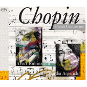 CHOPIN, F.: Piano Concertos Nos. 1 and 2 (Rubinstein, Warsaw Philharmonic, Rowicki, Argerich, Sinfonia Varsovia, Nowak)