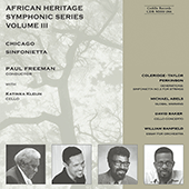 AFRICAN HERITAGE SYMPHONIC SERIES, Vol. 3