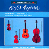 PAGANINI, N.: 15 Quartets for Strings and Guitar (The), Vol. 1 (Paganini Quartet)