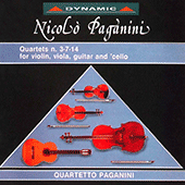 PAGANINI: 15 Quartets for Strings and Guitar (The), Vol. 2