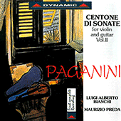 PAGANINI, N.: Centone di sonate for Violin and Guitar, Vol. 2 (Bianchi, Preda)