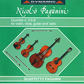 PAGANINI: 15 Quartets for Strings and Guitar (The), Vol. 4