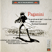 PAGANINI, N.: Introduction and Variations on Nel cor più non mi sento / 3 Duets / Divertimenti Carnevaleschi (Milenkovich, Sommati, Agosti)