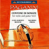 PAGANINI, N.: Centone di sonate for Violin and Guitar, Vol. 1 (Bianchi, Preda)