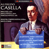 CASELLA: Triple Concerto / Concerto for Piano, Timpani, Percussion and Strings / Cello Concerto