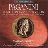 PAGANINI PLAYED ON PAGANINI'S VIOLIN, Vol. 1