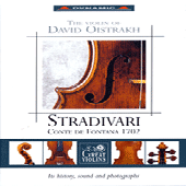 OISTRAKH, David: Violin of David Oistrakh (The) - Stradivari Conte de Fontana 1702