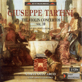 TARTINI, G.: Violin Concertos, Vol. 10 (L'Arte dell'Arco) - D. 19, 20, 22, 83, 94, 95, 96, 117