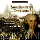 SAMMARTINI: Symphonies and Overtures