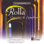 ROLLA: Concertos / Symphonies