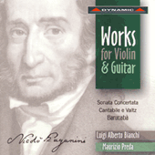 PAGANINI: Sonata concertata / Cantabile e Valtz / 60 Variations on Barucaba