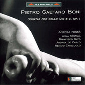 BONI, G.G.: Cello Sonatas - Op. 1, Nos. 1-3, 8-12 (Fossa)