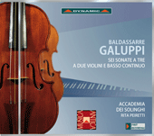 GALUPPI, B.: 6 Trio Sonatas (University of Uppsala Collection) (Accademia dei Solinghi)