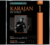 BACH, J.S.: Magnificat in D Major / HONEGGER, A.: Symphony No. 3 (Karajan in Italy, Vol. 1) (1953-1954)