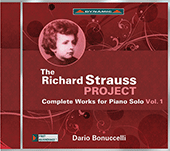 STRAUSS, R.: Richard Strauss Project - Piano Works (Complete), Vol. 1 (Bonuccelli)