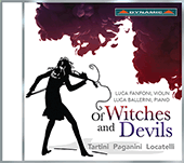 Violin and Piano Recital: Fanfoni, Luca / Ballerini, Luca - TARTINI, G. / PAGANINI, N. / LOCATELLI, P.A. (Of Witches and Devils)