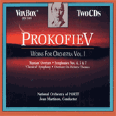 PROKOFIEV, S.: Orchestral Works, Vol. 1 - Russian Overture / Symphonies Nos. 1, 4, 5, 7 (French National Radio Orchestra, Martinon)