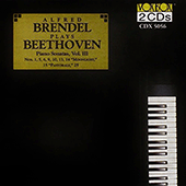 BEETHOVEN, L. van: Piano Sonatas, Vol. 3 - Nos. 1, 5, 6, 9, 10, 13-15, 25 (Brendel)