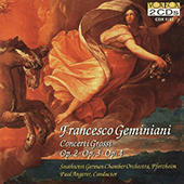 GEMINIANI, F.: Concerti Grossi - Opp. 2, 3, 4 (South West German Chamber Orchestra, Angerer)