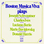 SCHWANTNER, J.: Consortium I / In aeternum / IVES, C.: Largo for Violin, Clarinet and Piano / DAVIDOVSKY, M.: Synchronisms No. 3 (Boston Musica Viva)