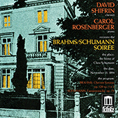 BRAHMS, J.: Clarinet Sonatas Nos. 1 and 2 / SCHUMANN, R.: Fantasiestücke (Shifrin)