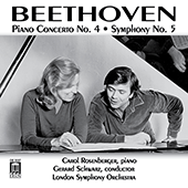 BEETHOVEN, L. van: Symphony No. 5 / Piano Concerto No. 4 (Rosenberger, London Symphony, Schwarz)
