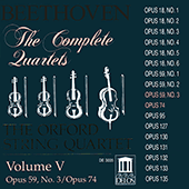 BEETHOVEN, L.: String Quartets (Complete), Vol. 5 - Nos. 9 and 10 (Orford String Quartet)