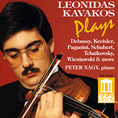 Violin Recital: Kavakos, Leonidas - KROLL, W. / BAZZINI, A. / KREISLER, F. / TCHAIKOVSKY, P. / SCHUBERT, F. / PAGANINI, N. / DEBUSSY, C.