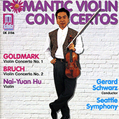 GOLDMARK, K.: Violin Concerto No. 1 / BRUCH, M.: Violin Concerto No. 2 (Hu, Seattle Symphony, Schwarz)