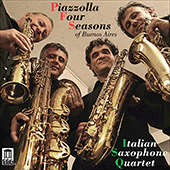 PIAZZOLLA, A.: Cuatro Estaciones portenas (Las) / ITURRALDE, P.: Suite Hellenique (Four Seasons of Buenos Aires) (Italian Saxophone Quartet)