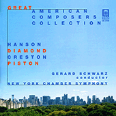 DIAMOND, D.: Music for Romeo and Juliet / PISTON, W.: Sinfonietta / CRESTON, P.: Choreografic Suite (Great American Composers Collection) (Schwarz)