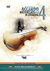 ACCARDO, Salvatore: Masterclass in Cremona, Vol. 4 (NTSC)