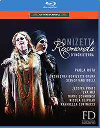 DONIZETTI, G.: Rosmonda d'Inghilterra [Opera] (Fondazione Donizetti, 2016) (Blu-ray, HD)