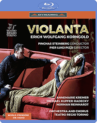 KORNGOLD, E.W.: Violanta [Opera] (Teatro Regio Torino, 2020) (Blu-ray, HD)