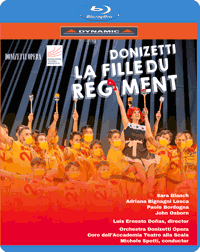 DONIZETTI, G.: Fille du régiment (La) [Opera] (Fondazione Teatro Donizetti, 2021) (Blu-ray, HD)