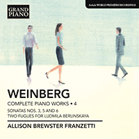 WEINBERG, M.: Piano Works (Complete), Vol. 4 (Brewster Franzetti)