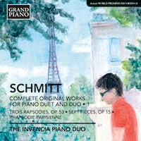 SCHMITT, F.: Piano Duet and Duo Works (Complete), Vol. 1 (Invencia Piano Duo)