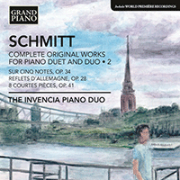 SCHMITT, F.: Piano Duet and Duo Works (Complete), Vol. 2 (Invencia Piano Duo)
