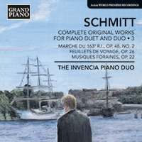 SCHMITT, F.: Piano Duet and Duo Works (Complete), Vol. 3 (Invencia Piano Duo)