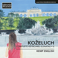 KOŽELUCH, L.: Keyboard Sonatas (Complete), Vol. 6 (K. English)