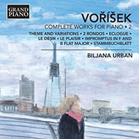 VORÍŠEK, J.H.: Piano Works (Complete), Vol. 2 - Theme and Variations / 2 Rondos / Le Desir / Le Plaisir / Impromptus (Urban)