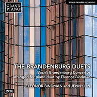 BACH, J.S.: Brandenburg Concertos Nos. 1-6 (arr. E. Bindman for piano duet as The Brandenburg Duets) (Bindman, Jenny Lin)