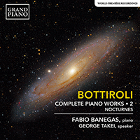 BOTTIROLI, J.A.: Piano Works (Complete), Vol. 2 - Nocturnes (Banegas, George Takei)