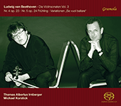 BEETHOVEN, L. van: Violin Sonatas, Vol. 3 - Nos. 4 and 5 / 12 Variations on Se vuol ballare (Irnberger, Korstick)