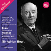 ELGAR, E.: Symphony No. 2 / WAGNER, R.: Tannhauser (excerpts) (BBC Chorus and Symphony, Boult) (1968-1977)