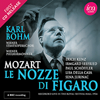 MOZART, W.A.: Nozze di Figaro (Le) [Opera] (Kunz, Seefried, Schöffler, Della Casa, Jurinac, Vienna State Opera Chorus, Vienna Philharmonic, Böhm)