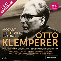 MOZART, W.A.: Symphony No. 25 / BEETHOVEN, L. van: Symphony No. 5 / BRAHMS, J.: Ein deutsches Requiem (Klemperer) (1955, 1958)