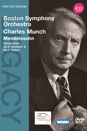 MENDELSSOHN, Felix: Symphonies Nos. 3 and 4 (Munch) (NTSC)